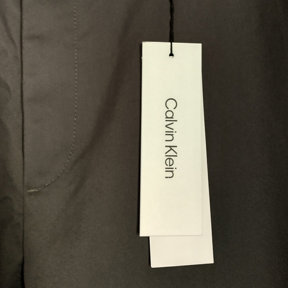 Calvin Klein Men's Modern Stretch Trouser Waist Size 34 Grey Pant - Picture 3 of 6